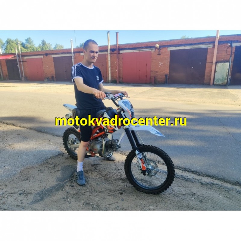 Купить  Питбайк KAYO BASIC K125 17/14 KRZ (механ. сцепл., кикстартер, 2024 г.) (зал) (шт) (SM купить с доставкой по Москве и России, цена, технические характеристики, комплектация фото  - motoserp.ru