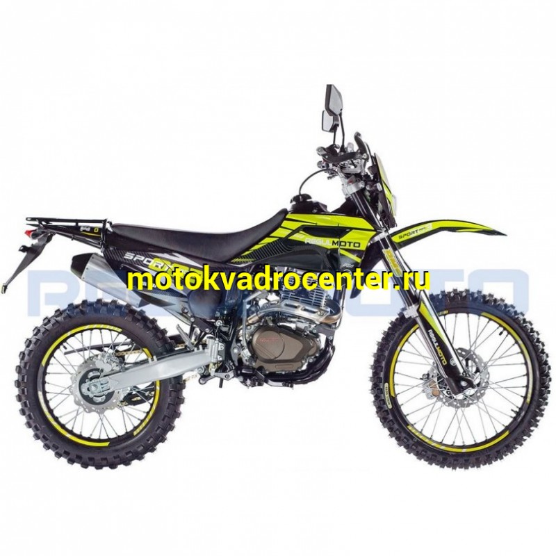 Купить  Мотоцикл Кросс/Эндуро Regulmoto Sport-003 PR PRO (4 valves) 6 передач (Черный/желтый) (шт)  купить с доставкой по Москве и России, цена, технические характеристики, комплектация фото  - motoserp.ru