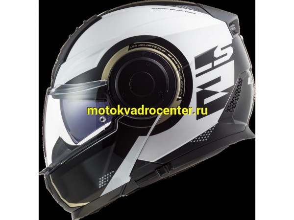 Купить  Шлем трансформер (модуляр) LS2 FF902 SCOPE ARCH Gloss White Titanum XXL (шт) (LS2 купить с доставкой по Москве и России, цена, технические характеристики, комплектация фото  - motoserp.ru