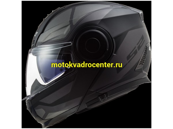 Купить  Шлем трансформер (модуляр) LS2 FF902 SCOPE AXIS Black Titanium XXL (шт) (LS2 купить с доставкой по Москве и России, цена, технические характеристики, комплектация фото  - motoserp.ru