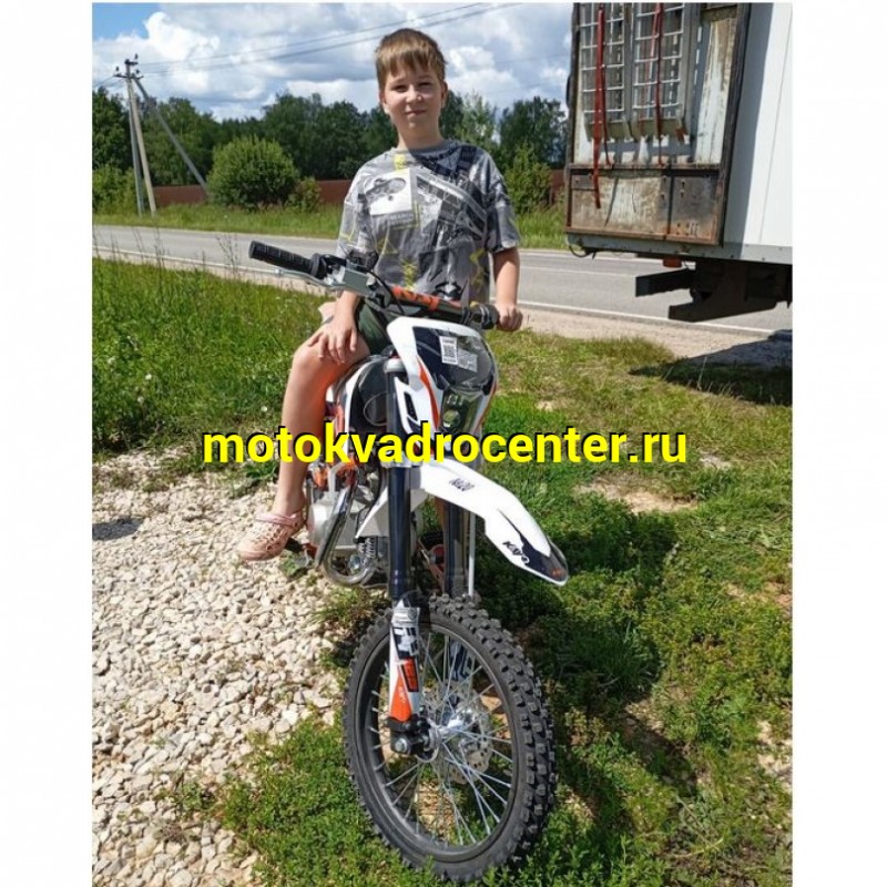 Купить  Питбайк KAYO BASIC K125EA 17/14 KRZ (п/автомат, эл.стартер, 2024 г.) (зал) (шт) (SM купить с доставкой по Москве и России, цена, технические характеристики, комплектация фото  - motoserp.ru