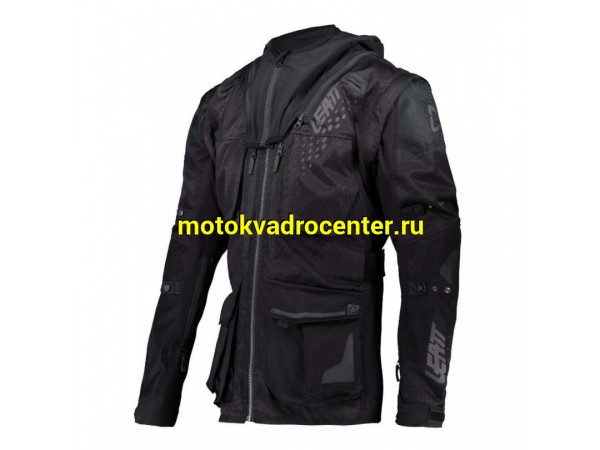 Купить  Куртка с жесткими вставками текстильная LEATT #3 черная (XL) (NQ) (ML 20835 купить с доставкой по Москве и России, цена, технические характеристики, комплектация фото  - motoserp.ru