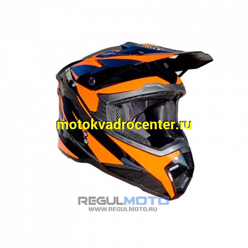 Купить  Шлем Кросс KIOSHI Holeshot 801 черный/желтый р-р XL  (шт) (Regul 305200-9 купить с доставкой по Москве и России, цена, технические характеристики, комплектация фото  - motoserp.ru