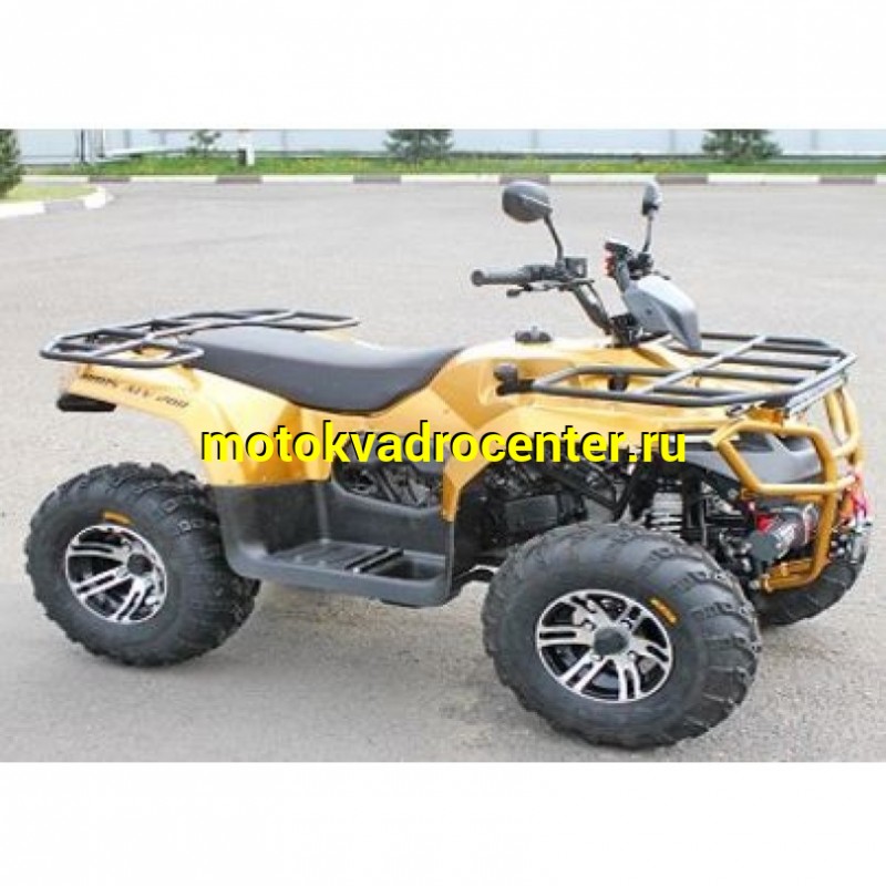 Купить  200cc Квадроцикл IRBIS ATV200 PREMIUM  (ПСМ)  180сс, утилит., возд.масл. охл., автомат + реверс, диск/диск, 10"/10" (шт) купить с доставкой по Москве и России, цена, технические характеристики, комплектация фото  - motoserp.ru