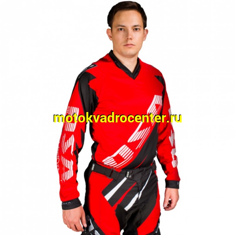 Купить  Джерси (футболка для мотокросса) OSA черная/красная XXXL (шт)  (JP купить с доставкой по Москве и России, цена, технические характеристики, комплектация фото  - motoserp.ru
