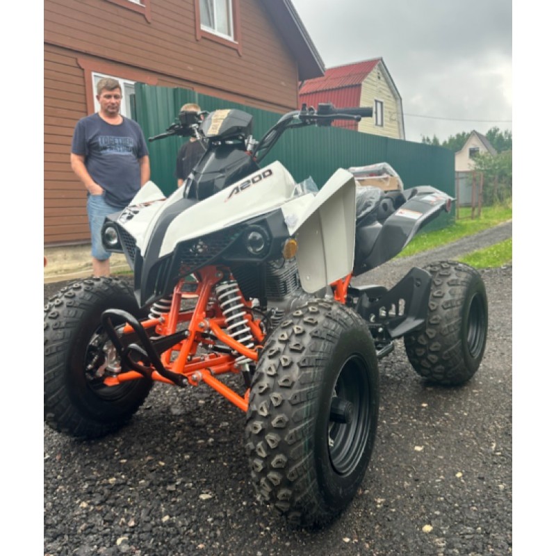 Купить  200cc Квадроцикл KAYO A200 (ПТС) 10/10" электростарт, диск/диск, приборка (спорт) (шт) (SM купить с доставкой по Москве и России, цена, технические характеристики, комплектация фото  - motoserp.ru