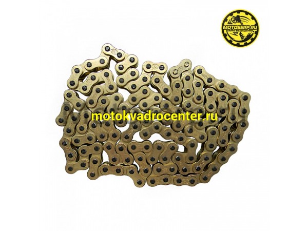 Купить  Цепь приводная (428х132) SEE (усиленная) gold (шт) (К-дар 2105205 купить с доставкой по Москве и России, цена, технические характеристики, комплектация фото  - motoserp.ru