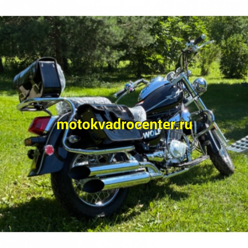 Купить  Мотоцикл Motoland WOLF 300 4Т., двиг. 175FMM PR5, возд.-масл., диск/барабан, 110/90-16"/180/90-15" (шт) (ML 21917 купить с доставкой по Москве и России, цена, технические характеристики, комплектация фото  - motoserp.ru