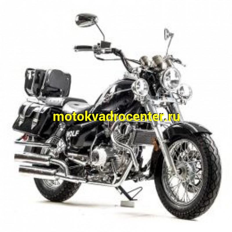 Купить  Мотоцикл Motoland WOLF 300 4Т., двиг. 175FMM PR5, возд.-масл., диск/барабан, 110/90-16"/180/90-15" (зал) (шт) (зак) (ML 21917 купить с доставкой по Москве и России, цена, технические характеристики, комплектация фото  - motoserp.ru