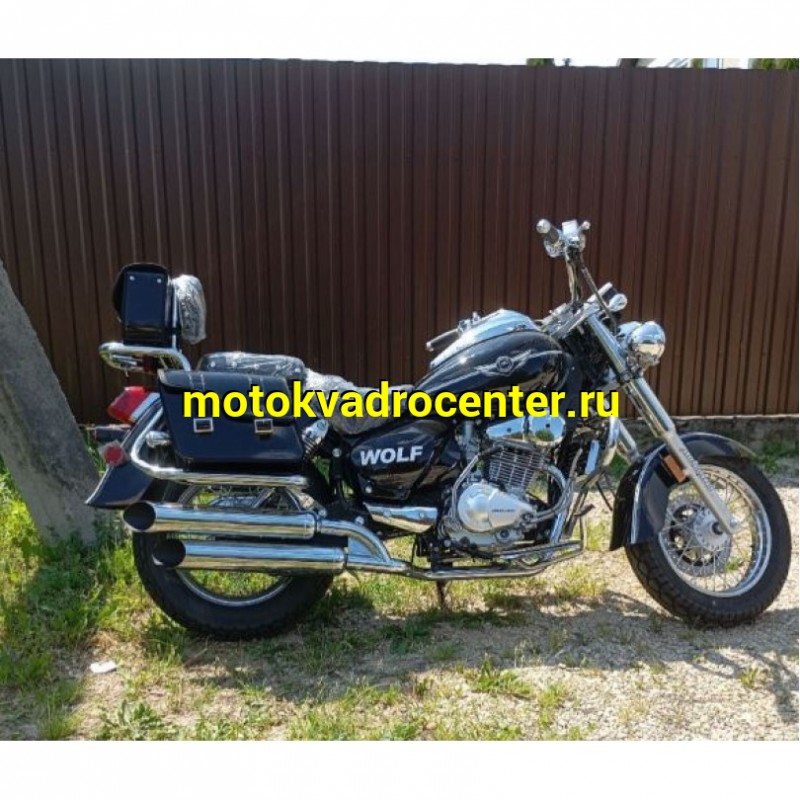 Купить  Мотоцикл Motoland WOLF 300 4Т., двиг. 175FMM PR5, возд.-масл., диск/барабан, 110/90-16"/180/90-15" (шт) (ML 21917 купить с доставкой по Москве и России, цена, технические характеристики, комплектация фото  - motoserp.ru