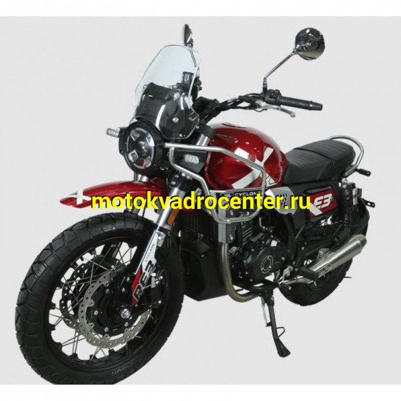 Купить  Мотоцикл CYCLONE RE3 SCRAMBLER (SR400-A) 400cc ,кол.19"/17", новый, пробег 20км (шт) купить с доставкой по Москве и России, цена, технические характеристики, комплектация фото  - motoserp.ru