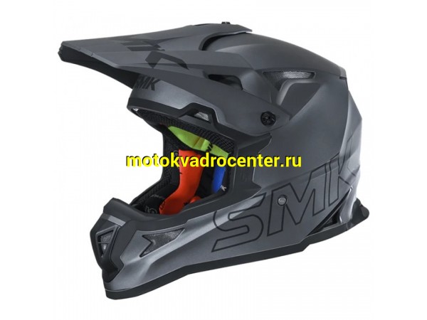 Купить  Шлем Кросс  SMK ALLTERRA , цвет серый (XXL) (шт) (Bajaj ALLTERRA MADA620 купить с доставкой по Москве и России, цена, технические характеристики, комплектация фото  - motoserp.ru