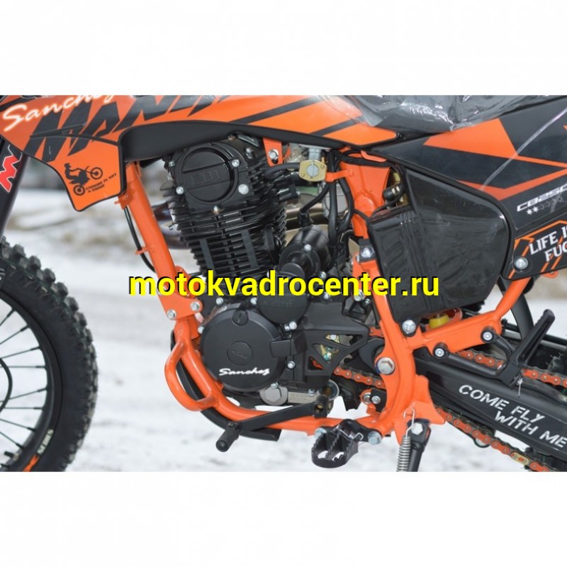 Купить  Мотоцикл Кросс/Эндуро Sanchez Maniac 250сс (спортинв) CB250D ZS165FMM, MNT-Tech 41, 21/18", USB, стоп. (шт) купить с доставкой по Москве и России, цена, технические характеристики, комплектация фото  - motoserp.ru