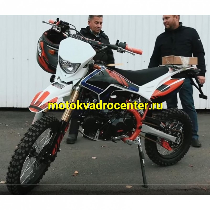 Купить  Мопед / питбайк X-MOTOS RX 50 (125сс)  17/14&quot; мех.кпп, 139FMB, фара/повор/стоп/зеркала, кик+электр. (шт) (ФОТО купить с доставкой по Москве и России, цена, технические характеристики, комплектация фото  - motoserp.ru