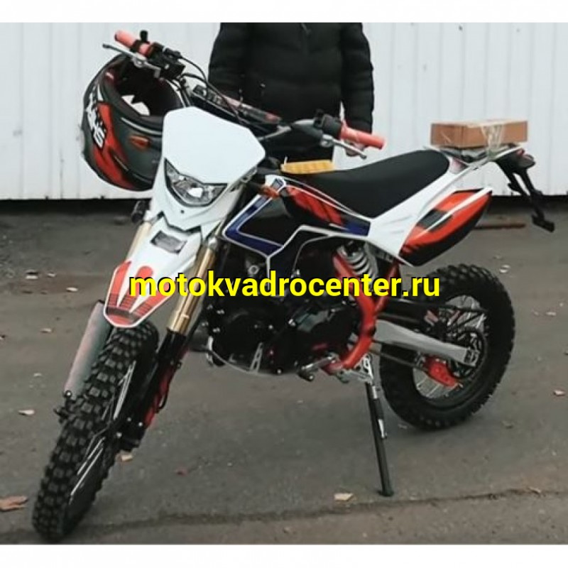 Купить  Мопед / питбайк X-MOTOS RX 50 (125сс)  17/14&quot; мех.кпп, 139FMB, фара/повор/стоп/зеркала, кик+электр. (шт) (ФОТО купить с доставкой по Москве и России, цена, технические характеристики, комплектация фото  - motoserp.ru