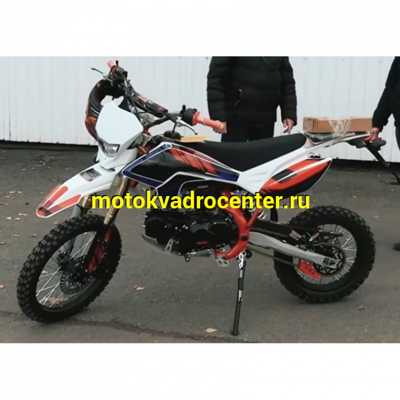 Купить  Мопед / питбайк X-MOTOS RX 50 (125сс)  17/14&quot; мех.кпп, 139FMB, фара/повор/стоп/зеркала, кик+электр. (шт) (ФОТО купить с доставкой по Москве и России, цена, технические характеристики, комплектация фото  - motoserp.ru