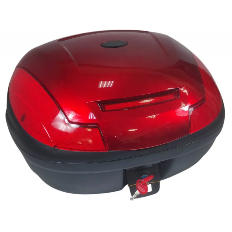 Купить  Кофр (ящик багажника) JX A-888 43л. черный (шт) (MM 39776 купить с доставкой по Москве и России, цена, технические характеристики, комплектация фото  - motoserp.ru