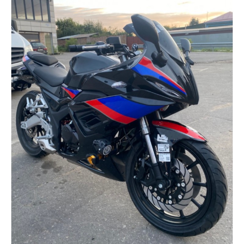 Купить  Мотоцикл MM FALCON PRIME 1 (RR1000) (ФАЛКОН Прайм) спорт 4Т, 300cc, 175FMN, PR300 , 6КПП, 110/70-17"/150/70-17" (шт) (MM 51784 купить с доставкой по Москве и России, цена, технические характеристики, комплектация фото  - motoserp.ru