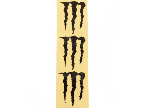 Купить  Наклейка логотип MONSTER ENERGY (5x6см, 3шт, черная) (#HTC10103) N-648 (0 купить с доставкой по Москве и России, цена, технические характеристики, комплектация фото  - motoserp.ru