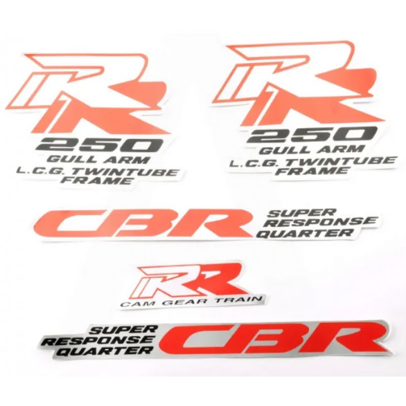 Купить  Наклейки (набор) Honda CBR250 (25х10см, 3шт) (#0912) (0 купить с доставкой по Москве и России, цена, технические характеристики, комплектация фото  - motoserp.ru