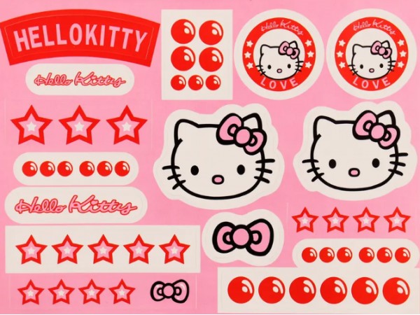 Купить  Наклейки (набор) HELLO KITTY (23х17см) (#5979) N-1519 (0 купить с доставкой по Москве и России, цена, технические характеристики, комплектация фото  - motoserp.ru
