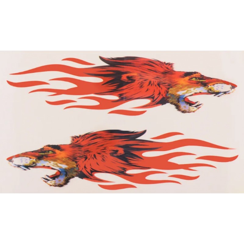 Купить  Наклейки (набор) FIRE RAT (32х18см) (#7036) N-1500 (0 купить с доставкой по Москве и России, цена, технические характеристики, комплектация фото  - motoserp.ru