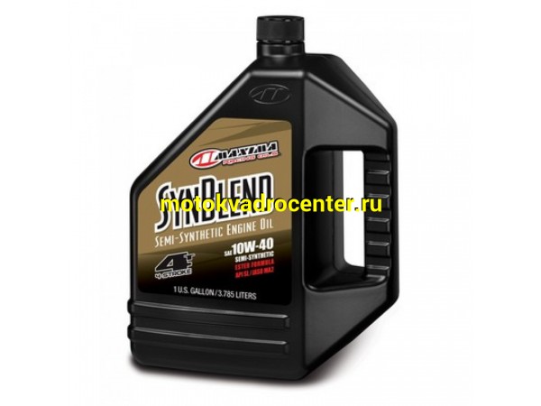 Купить  Масло MAXIMA 10W40 Syn Blend для мотоц и мопедов с мех к.п. 4 так.п/синт.4л (шт) (Maxima 349128B купить с доставкой по Москве и России, цена, технические характеристики, комплектация фото  - motoserp.ru