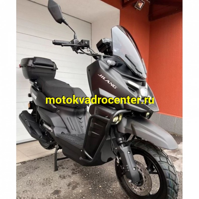 Купить  Скутер Jilang TANK-4 50сс 12/12" дикс/бараб, дуги, кофр, держатель телефона (шт) 01500  (Jilang купить с доставкой по Москве и России, цена, технические характеристики, комплектация фото  - motoserp.ru