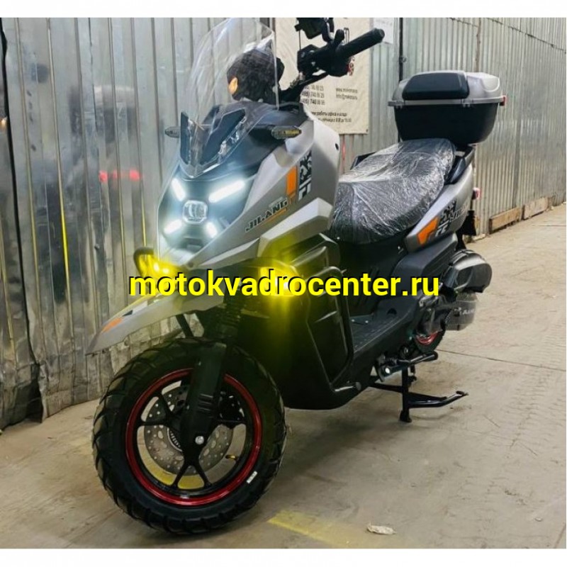 Купить  Скутер Jilang TANK-4 50сс 12/12" дикс/бараб, дуги, кофр, держатель телефона (шт) 01500  (Jilang купить с доставкой по Москве и России, цена, технические характеристики, комплектация фото  - motoserp.ru