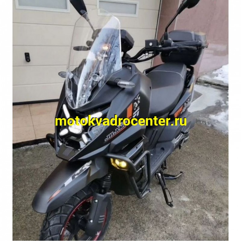 Купить  Скутер Jilang TANK-4 50сс 12/12" дикс/бараб, дуги, кофр, держатель телефона (шт) 01500  (Jilang купить с доставкой по Москве и России, цена, технические характеристики, комплектация фото  - motoserp.ru