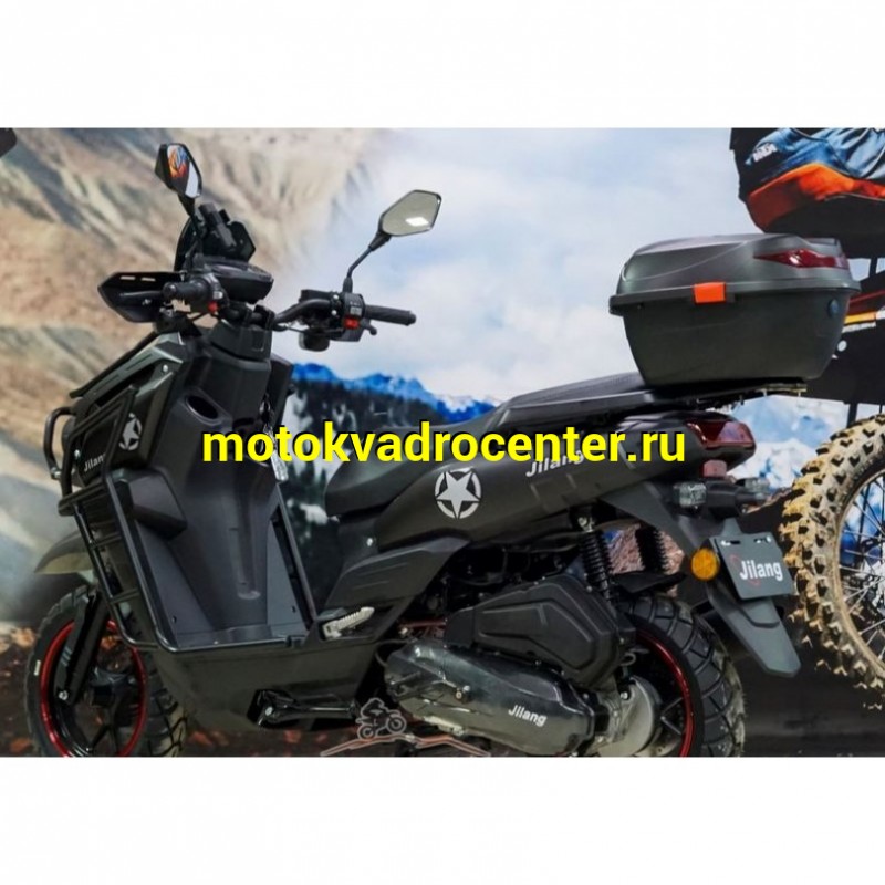 Купить  Скутер Jilang TANK-2   50сс 12/12" дикс/диск, дуги, кофр, держатель телефона (шт) 01500  (SN (Jilang купить с доставкой по Москве и России, цена, технические характеристики, комплектация фото  - motoserp.ru