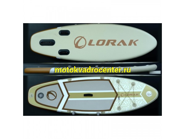Купить  Сапборд Lorak 905 (244*76*10) серо-коричневый (в комплекте-весло, насос) (шт) (Ряб купить с доставкой по Москве и России, цена, технические характеристики, комплектация фото  - motoserp.ru