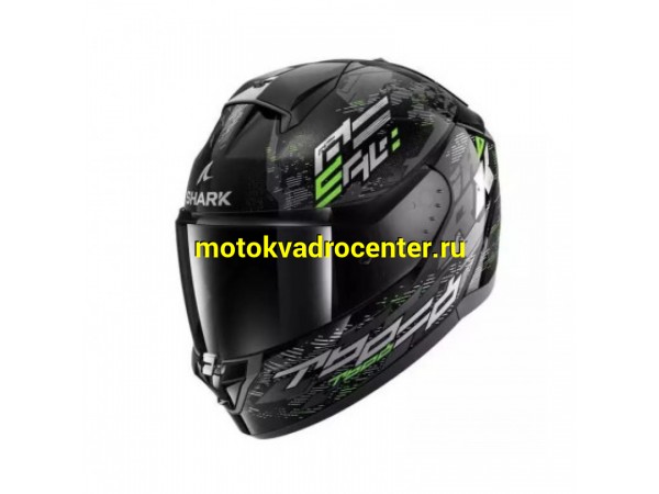 Купить  Шлем закрытый интеграл SHARK RIDILL 2 MOLOKAI Black/Silver/Green (XL) (шт) (SHARK HE1109E-KSG-XL купить с доставкой по Москве и России, цена, технические характеристики, комплектация фото  - motoserp.ru
