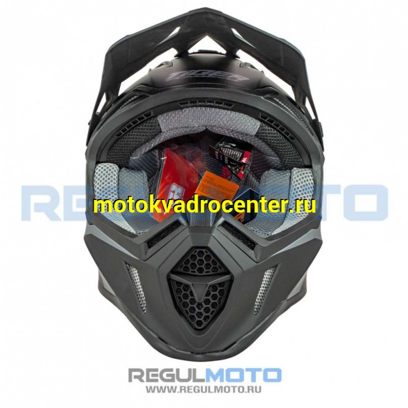 Купить  Шлем Кросс KIOSHI TR H637 черный/серый  р-р XXL (шт) (Regul 111222-25 купить с доставкой по Москве и России, цена, технические характеристики, комплектация фото  - motoserp.ru