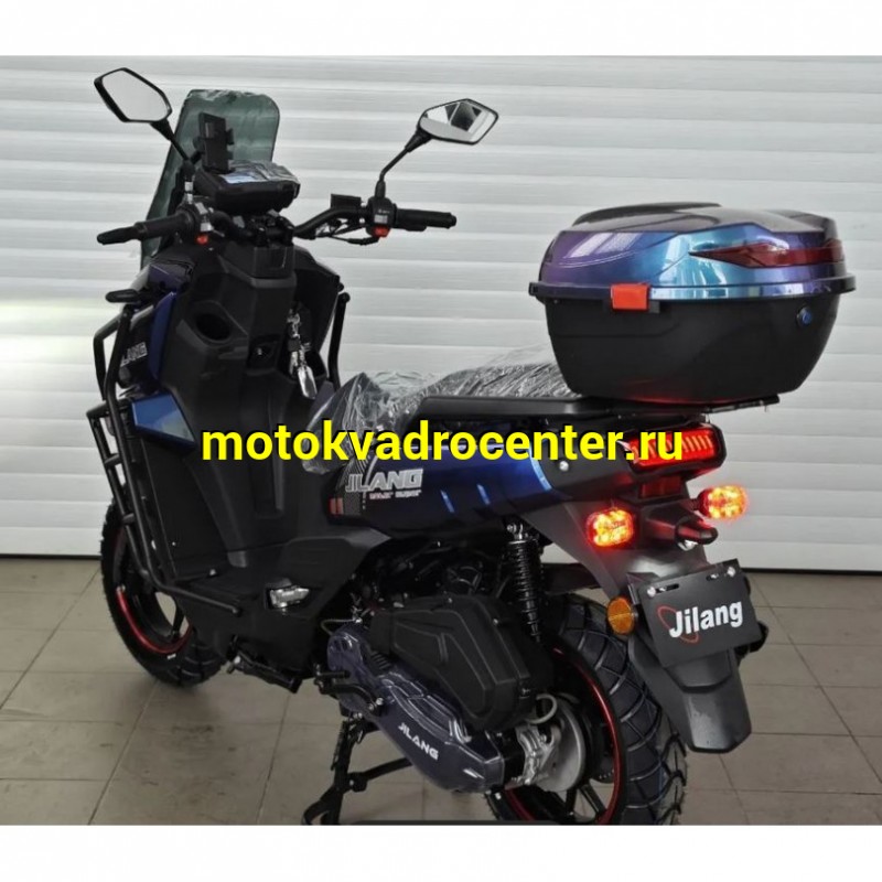 Купить  Скутер Jilang TANK-3  50сс 12/12" дикс/диск, дуги, кофр, держатель телефона, кофр (шт) 01500 (Jilang (ФОТО купить с доставкой по Москве и России, цена, технические характеристики, комплектация фото  - motoserp.ru
