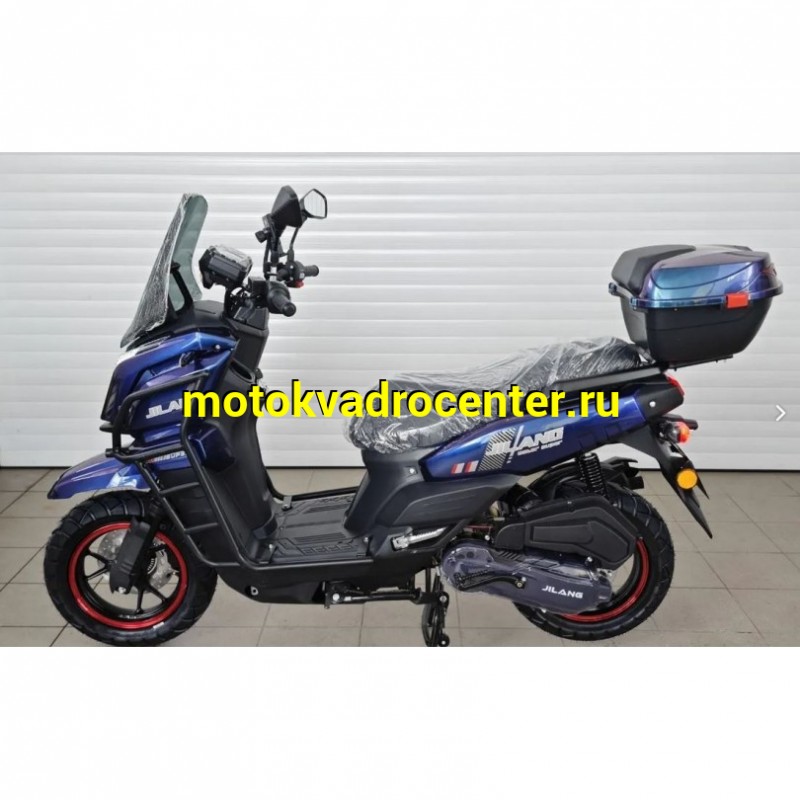 Купить  Скутер Jilang TANK-3  50сс 12/12" дикс/диск, дуги, кофр, держатель телефона, кофр (шт) 01500 (Jilang (ФОТО купить с доставкой по Москве и России, цена, технические характеристики, комплектация фото  - motoserp.ru