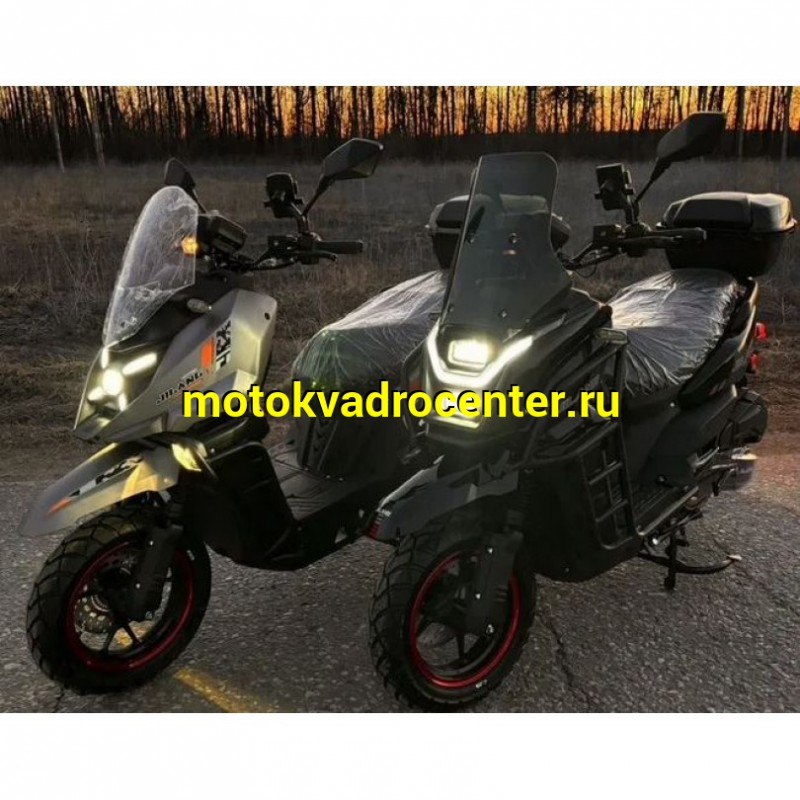 Купить  Скутер Jilang TANK-3  50сс 12/12" дикс/диск, дуги, кофр, держатель телефона, кофр (шт) 01500 (Jilang (ФОТО купить с доставкой по Москве и России, цена, технические характеристики, комплектация фото  - motoserp.ru