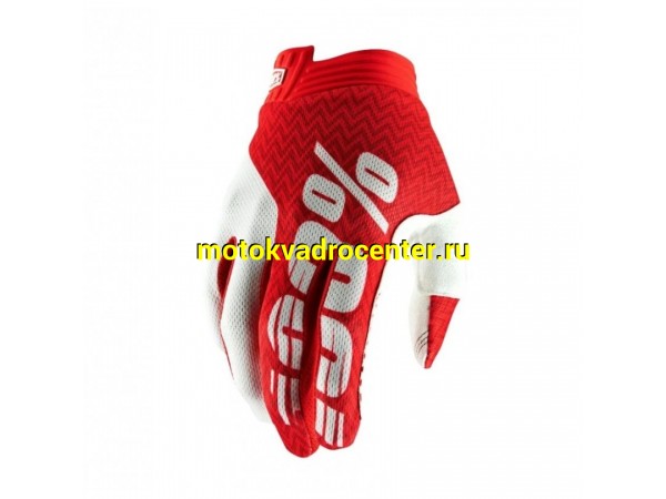 Купить  Перчатки 100% Ridefit Glove Fluo красный/белый (XL) (реплика) (пар) (Кокурин купить с доставкой по Москве и России, цена, технические характеристики, комплектация фото  - motoserp.ru
