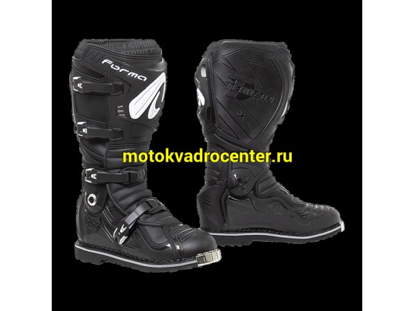 Купить  Мотоботы кросс. FORMA TERRAIN EVOLUTION TX BLACK , р-р 42" (Ч-З) (пар) (УТ-00111294) (JP купить с доставкой по Москве и России, цена, технические характеристики, комплектация фото  - motoserp.ru