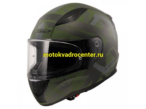 Купить  Шлем закрытый LS2 FF353 RAPID 2 THUNDER BIRDS Matt Military (XXL) интеграл (шт) (LS2 купить с доставкой по Москве и России, цена, технические характеристики, комплектация фото  - motoserp.ru