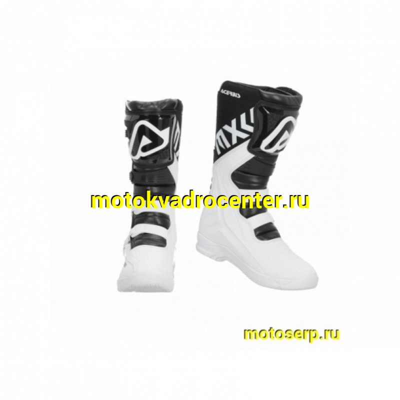 Купить  Мотоботы кросс. ACERBIS X-TEAM белый/ черный, р-р 41" (NQ) (пар) (0 купить с доставкой по Москве и России, цена, технические характеристики, комплектация фото  - motoserp.ru