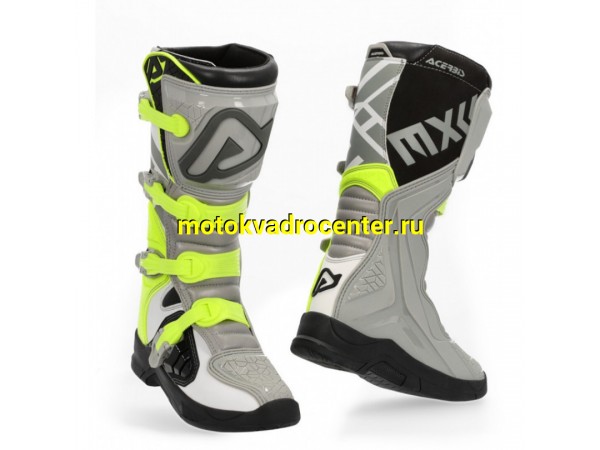 Купить  Мотоботы кросс. ACERBIS X-TEAM серый/ желтый, р-р 44" (NQ) (пар) (0 купить с доставкой по Москве и России, цена, технические характеристики, комплектация фото  - motoserp.ru