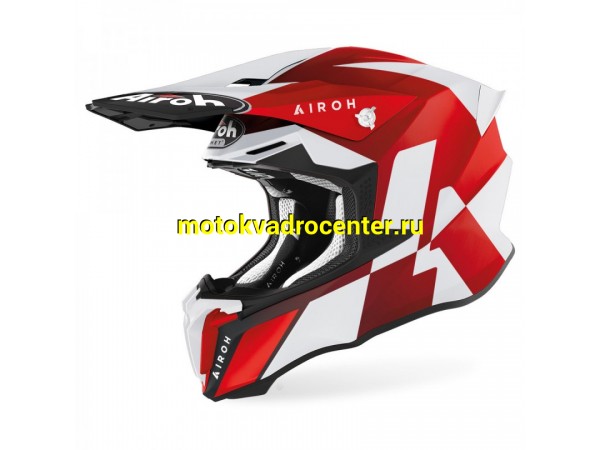 Купить  Шлем Кросс AIROH Twist 2.0 Lift RED MATT (XL) (шт) (AIROH купить с доставкой по Москве и России, цена, технические характеристики, комплектация фото  - motoserp.ru