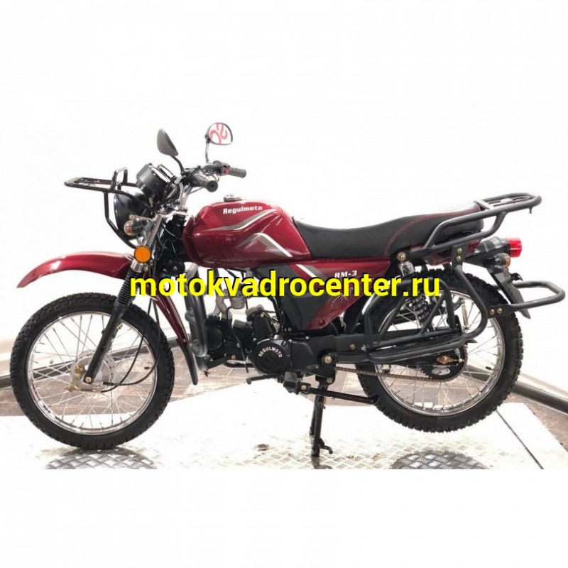 Купить  Мопед Regulmoto Alpha (RM-3) (2025) красный  4Т; 50cc;  колеса 17/17"литые; 4пер, диск/бар (шт) 01250 (ФОТО купить с доставкой по Москве и России, цена, технические характеристики, комплектация фото  - motoserp.ru
