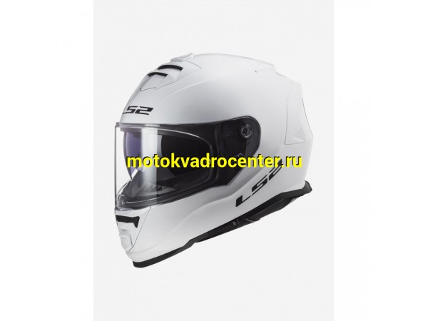 Купить  Шлем закрытый LS2 FF800 STORM II SOLID Gloss White (XXL) интеграл (шт) (LS2 купить с доставкой по Москве и России, цена, технические характеристики, комплектация фото  - motoserp.ru