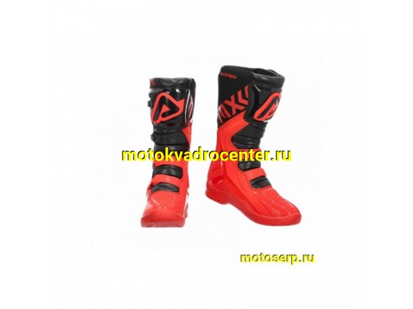 Купить  Мотоботы кросс. ACERBIS X-TEAM красный/ черный, р-р 46" (NQ) (пар) (0 купить с доставкой по Москве и России, цена, технические характеристики, комплектация фото  - motoserp.ru