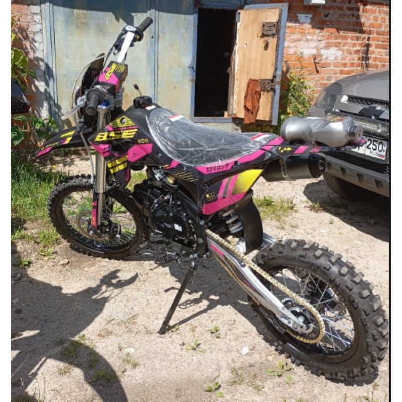 Купить  Питбайк BSE PH 125 17/14 AK47 Yellow (015)  (шт) купить с доставкой по Москве и России, цена, технические характеристики, комплектация фото  - motoserp.ru