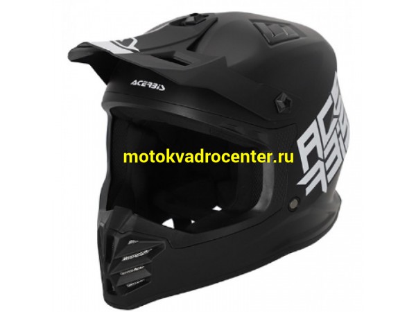 Купить  Шлем Кросс (Детский) Acerbis IMPACT STEEL JUNIOR Black (YS) (шт) (Acerbis 0023425.090.050 купить с доставкой по Москве и России, цена, технические характеристики, комплектация фото  - motoserp.ru