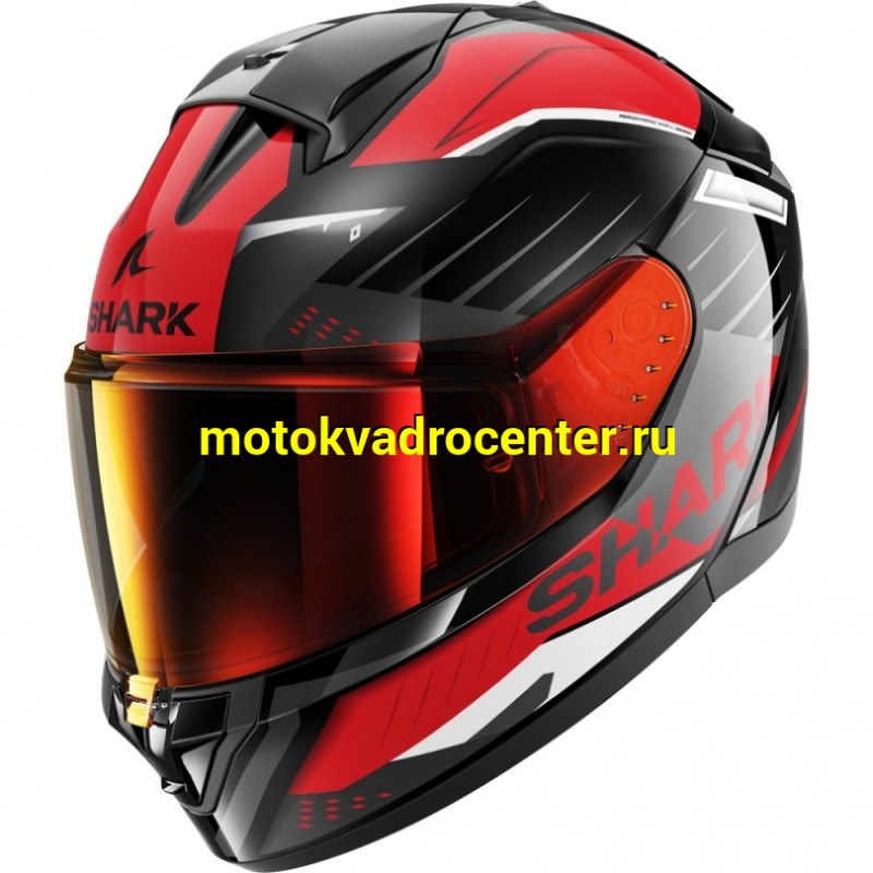 Купить  Шлем закрытый интеграл SHARK RIDILL 2 BERSEK Black/Red/Anthracite (XL) (шт) (SHARK HE1122E-KRA-XL купить с доставкой по Москве и России, цена, технические характеристики, комплектация фото  - motoserp.ru