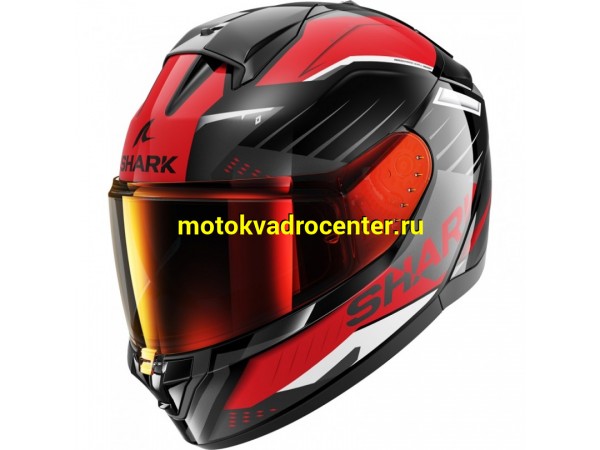 Купить  Шлем закрытый интеграл SHARK RIDILL 2 BERSEK Black/Red/Anthracite (XXL) (шт) (SHARK HE1122E-KRA-XXL купить с доставкой по Москве и России, цена, технические характеристики, комплектация фото  - motoserp.ru